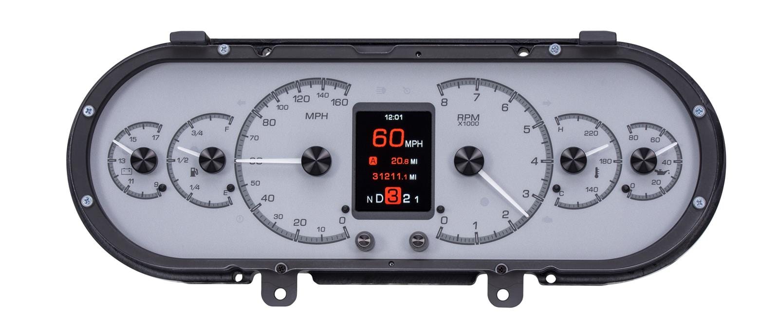 Dakota Digital Dakota Digital HDX Direct-Fit Analog Gauge Systems HDX-63C-NOV-S Autofit
