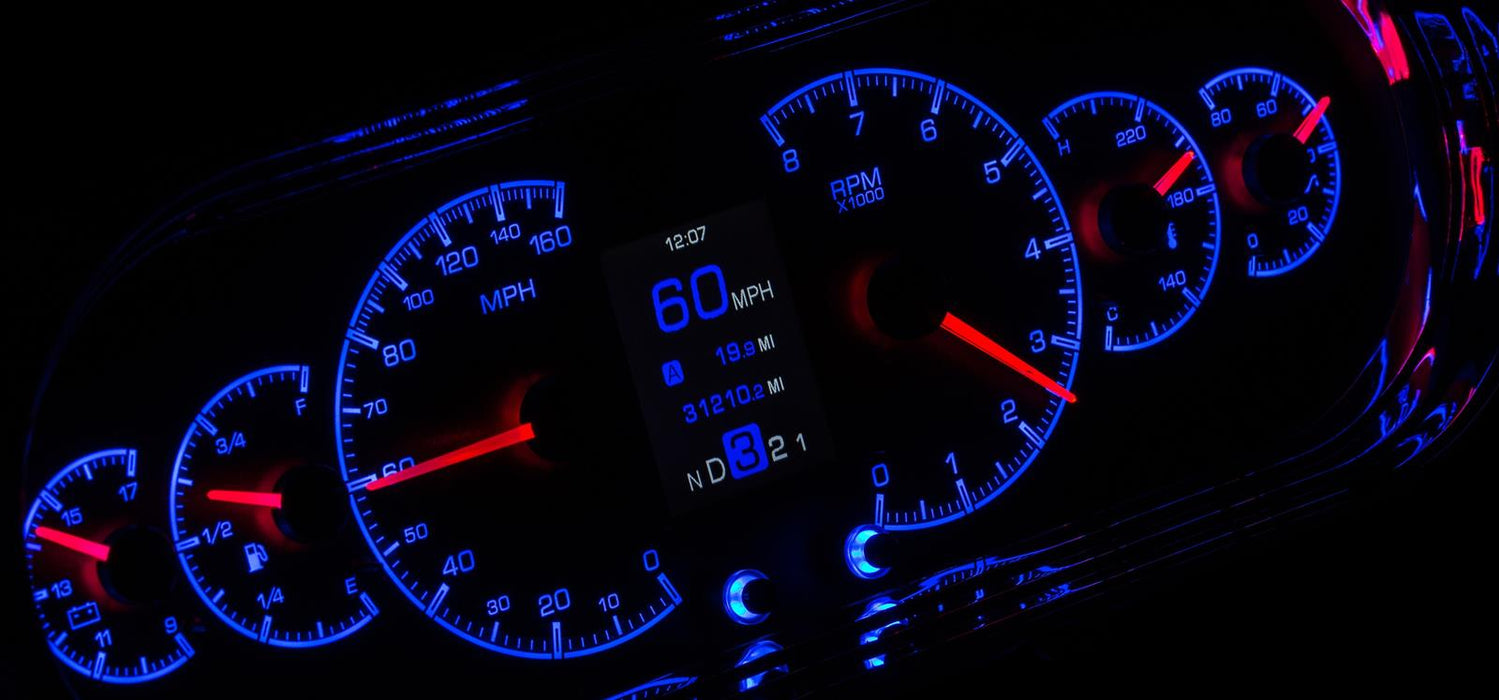 Dakota Digital Dakota Digital HDX Direct-Fit Analog Gauge Systems HDX-63C-NOV-S Autofit