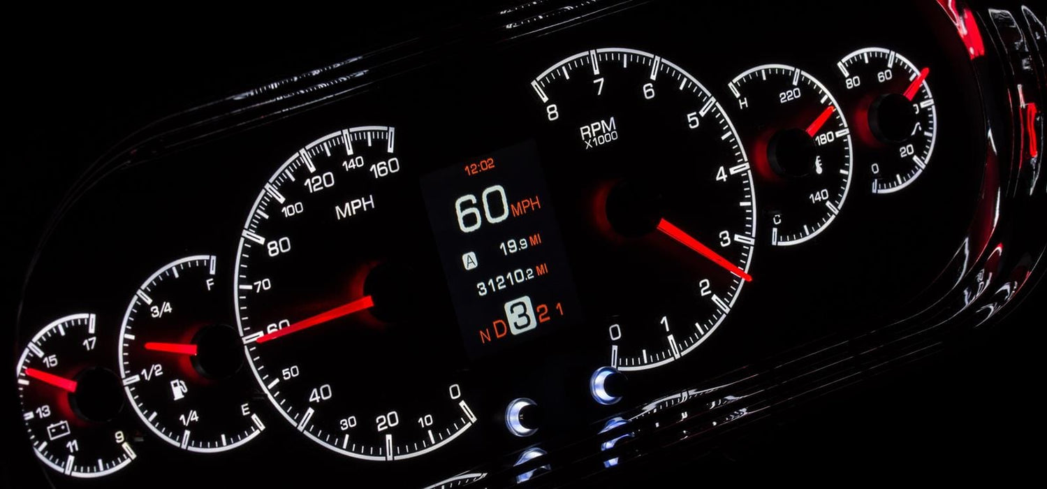 Dakota Digital Dakota Digital HDX Direct-Fit Analog Gauge Systems HDX-63C-NOV-S Autofit