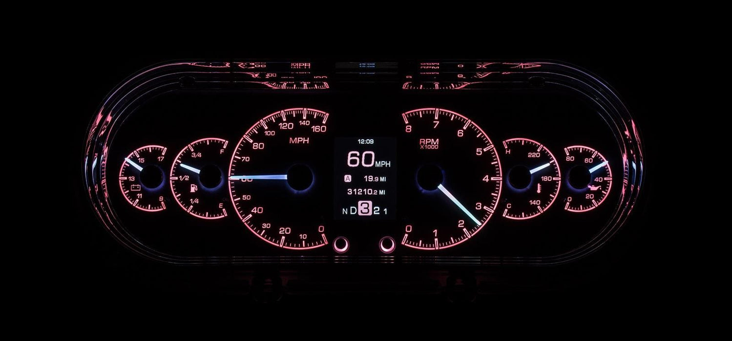 Dakota Digital Dakota Digital HDX Direct-Fit Analog Gauge Systems HDX-63C-NOV-S Autofit