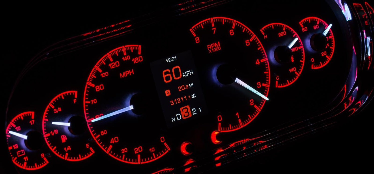 Dakota Digital Dakota Digital HDX Direct-Fit Analog Gauge Systems HDX-63C-NOV-S Autofit