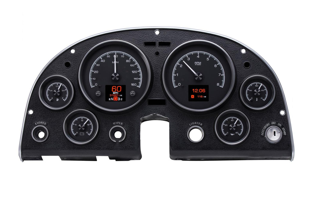 Dakota Digital Dakota Digital HDX Direct-Fit Analog Gauge Systems HDX-63C-VET-K Autofit