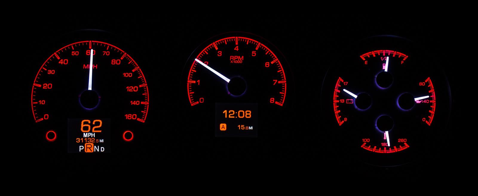 Dakota Digital Dakota Digital HDX Direct-Fit Analog Gauge Systems HDX-64C-CVL-K Autofit