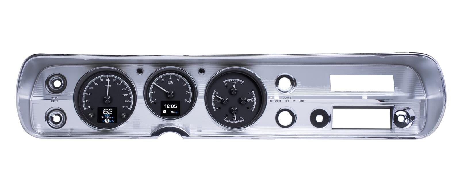 Dakota Digital Dakota Digital HDX Direct-Fit Analog Gauge Systems HDX-64C-CVL-K Autofit