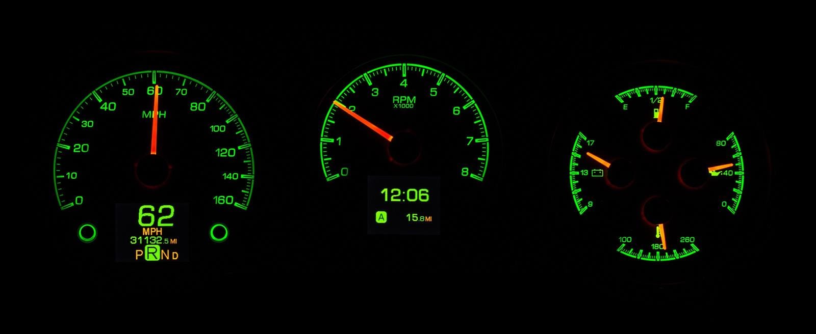 Dakota Digital Dakota Digital HDX Direct-Fit Analog Gauge Systems HDX-64C-CVL-K Autofit