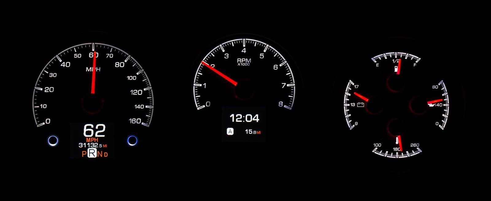 Dakota Digital Dakota Digital HDX Direct-Fit Analog Gauge Systems HDX-64C-CVL-K Autofit