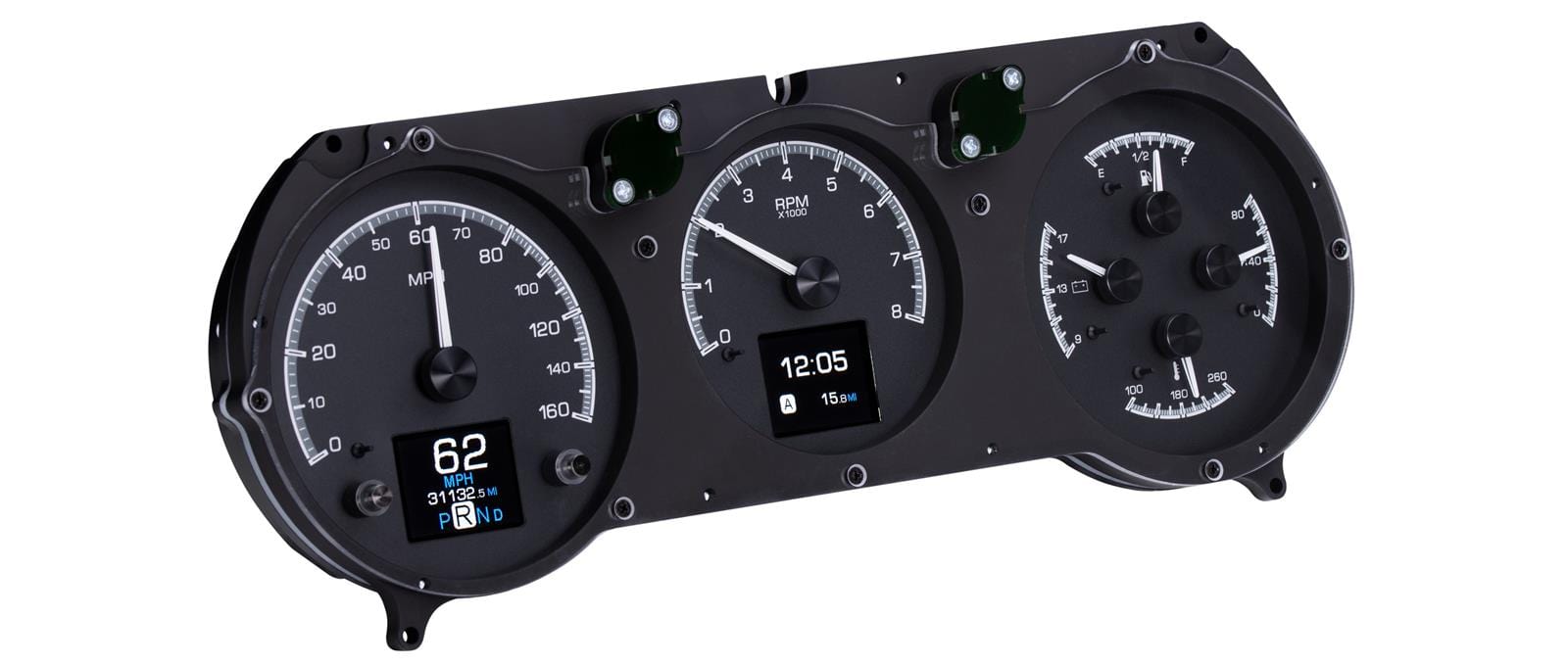 Dakota Digital Dakota Digital HDX Direct-Fit Analog Gauge Systems HDX-64C-CVL-K Autofit