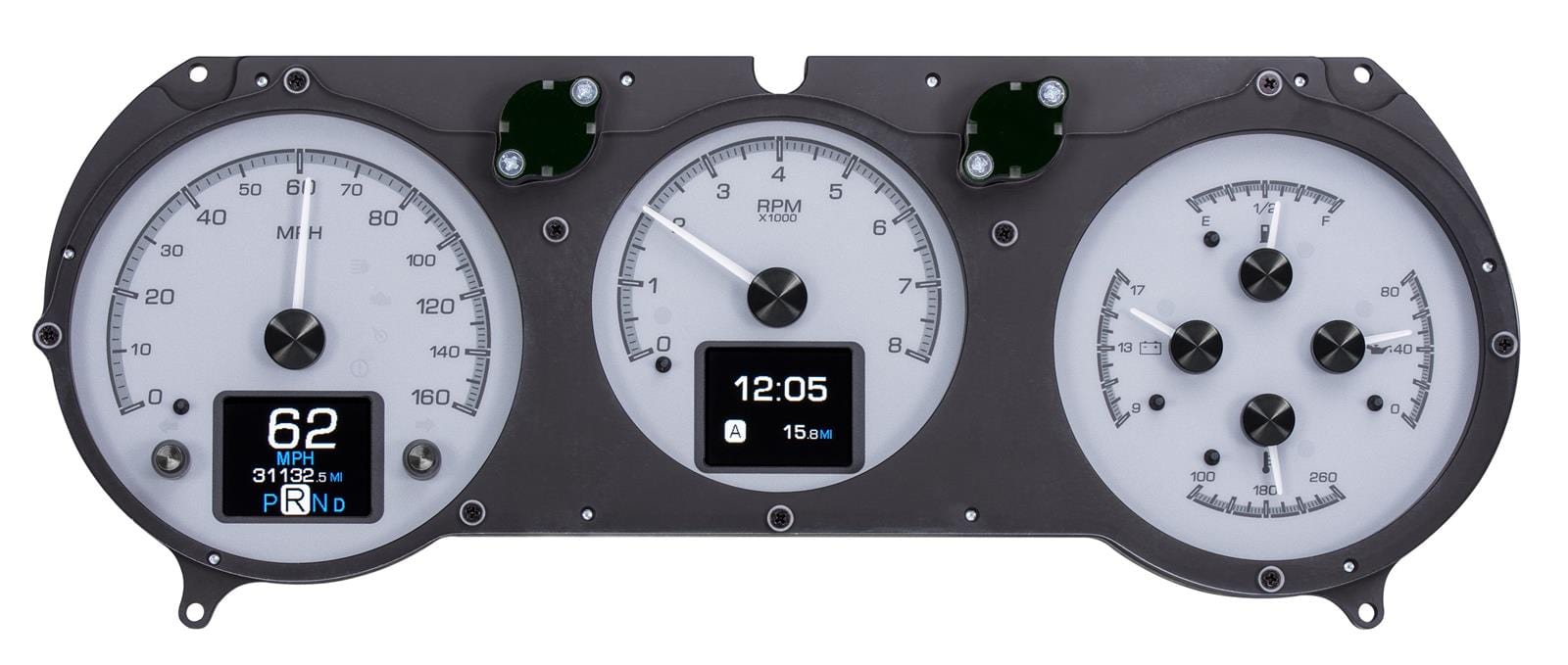 Dakota Digital Dakota Digital HDX Direct-Fit Analog Gauge Systems HDX-64C-CVL-S Autofit