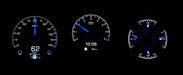 Dakota Digital Dakota Digital HDX Direct-Fit Analog Gauge Systems HDX-64C-CVL-S Autofit