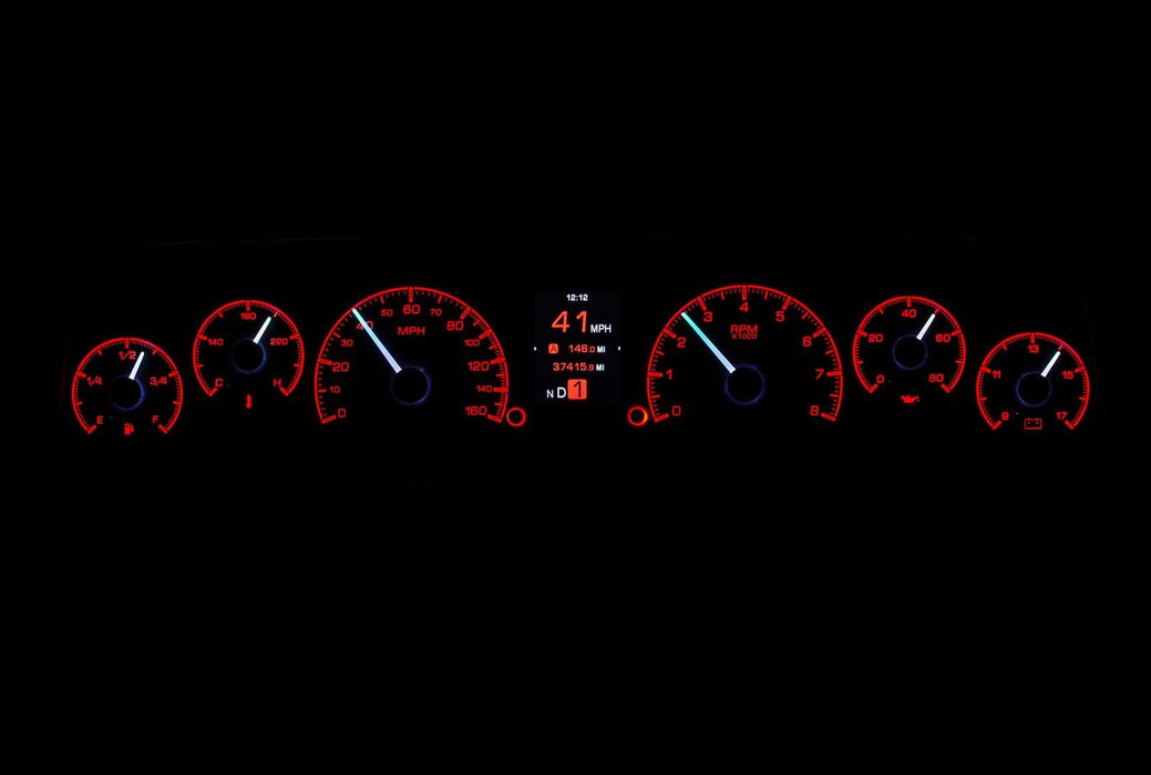 Dakota Digital Dakota Digital HDX Direct-Fit Analog Gauge Systems HDX-64C-PU-K Autofit