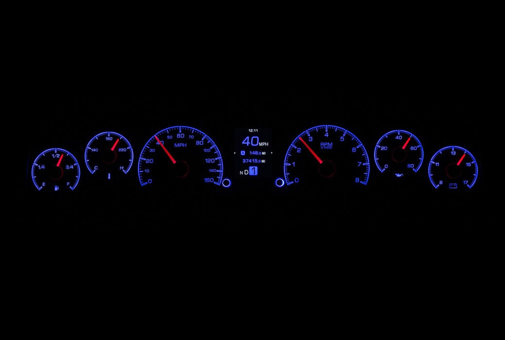 Dakota Digital Dakota Digital HDX Direct-Fit Analog Gauge Systems HDX-64C-PU-K Autofit