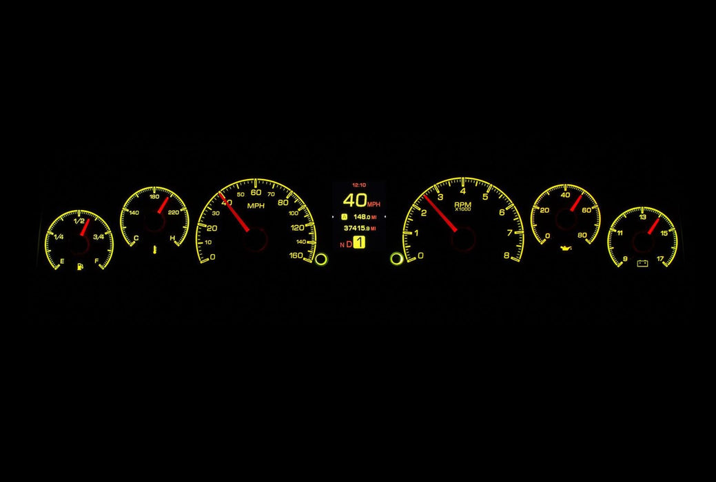 Dakota Digital Dakota Digital HDX Direct-Fit Analog Gauge Systems HDX-64C-PU-K Autofit