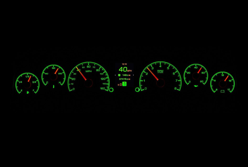 Dakota Digital Dakota Digital HDX Direct-Fit Analog Gauge Systems HDX-64C-PU-S Autofit