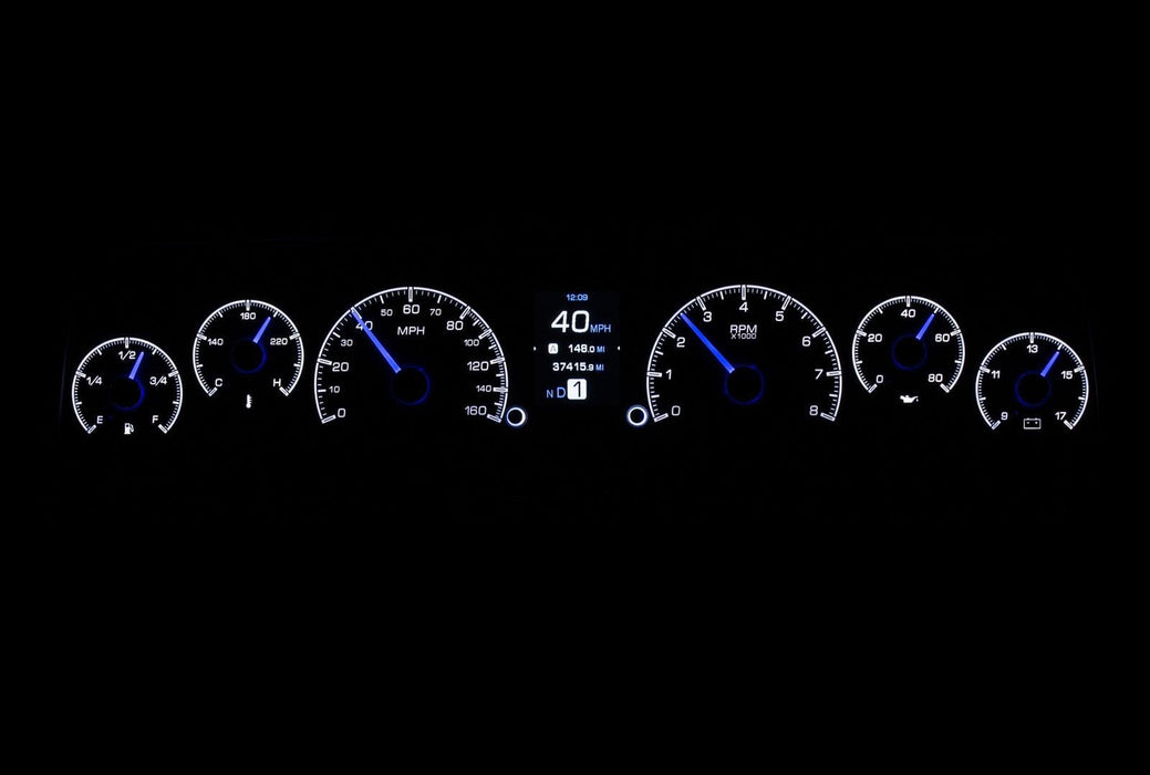 Dakota Digital Dakota Digital HDX Direct-Fit Analog Gauge Systems HDX-64C-PU-S Autofit