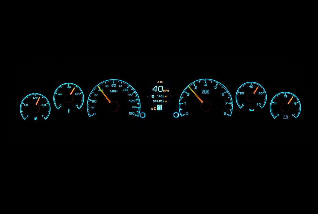 Dakota Digital Dakota Digital HDX Direct-Fit Analog Gauge Systems HDX-64C-PU-S Autofit