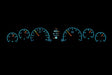 Dakota Digital Dakota Digital HDX Direct-Fit Analog Gauge Systems HDX-64C-PU-S Autofit
