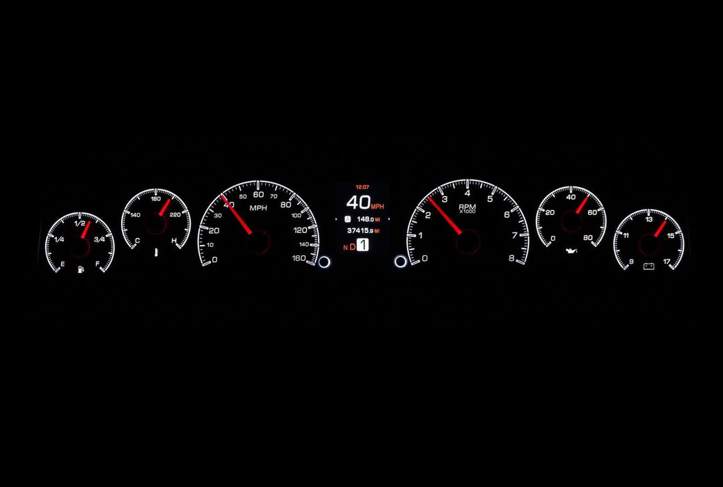 Dakota Digital Dakota Digital HDX Direct-Fit Analog Gauge Systems HDX-64C-PU-S Autofit