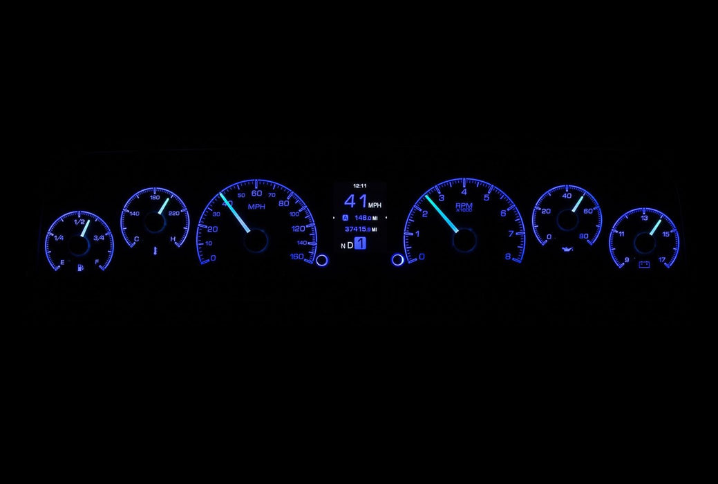 Dakota Digital Dakota Digital HDX Direct-Fit Analog Gauge Systems HDX-64C-PU-S Autofit