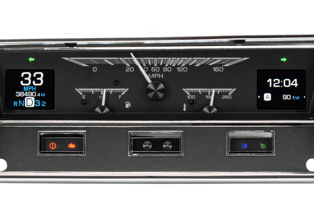 Dakota Digital Dakota Digital HDX Direct-Fit Analog Gauge Systems HDX-64F-FAL-K Autofit