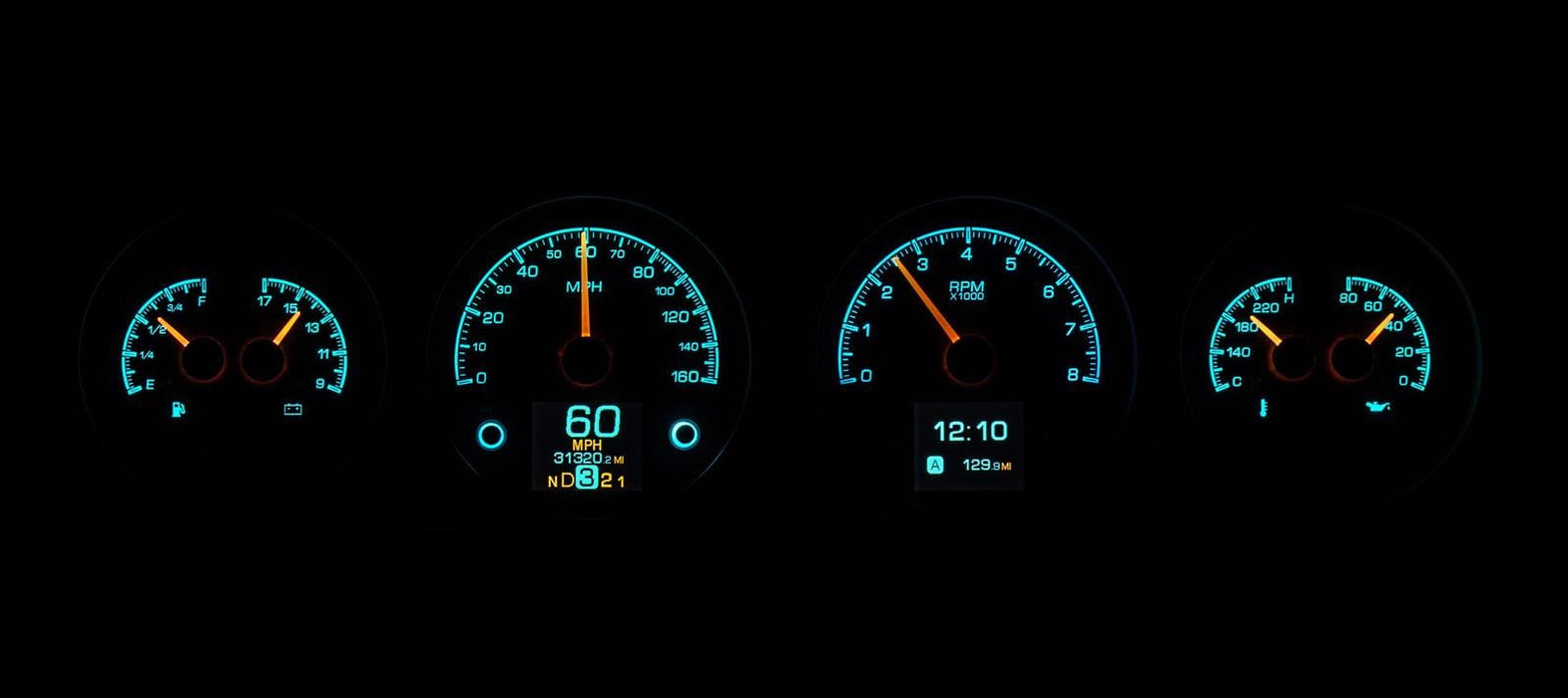 Dakota Digital Dakota Digital HDX Direct-Fit Analog Gauge Systems HDX-64P-GTO-K Autofit