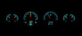 Dakota Digital Dakota Digital HDX Direct-Fit Analog Gauge Systems HDX-64P-GTO-K Autofit