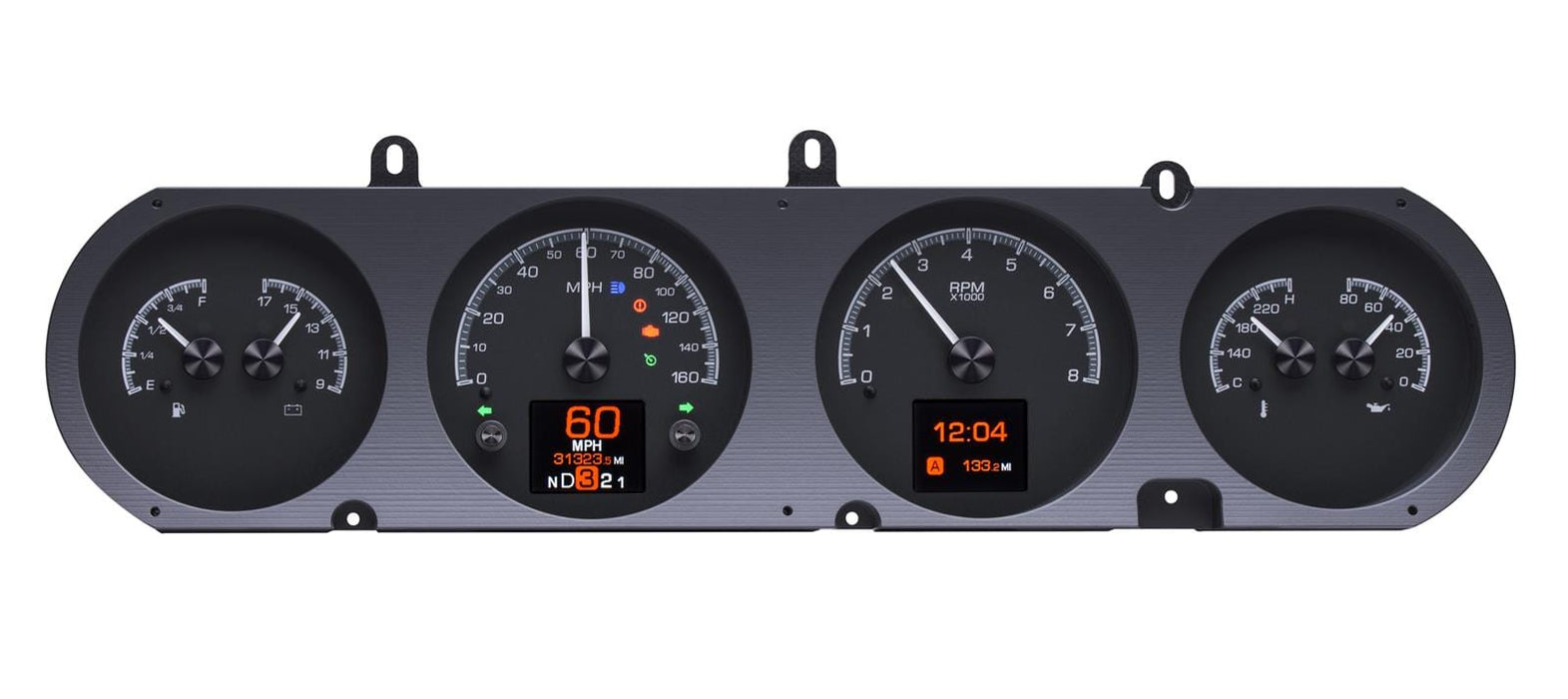 Dakota Digital Dakota Digital HDX Direct-Fit Analog Gauge Systems HDX-64P-GTO-K Autofit