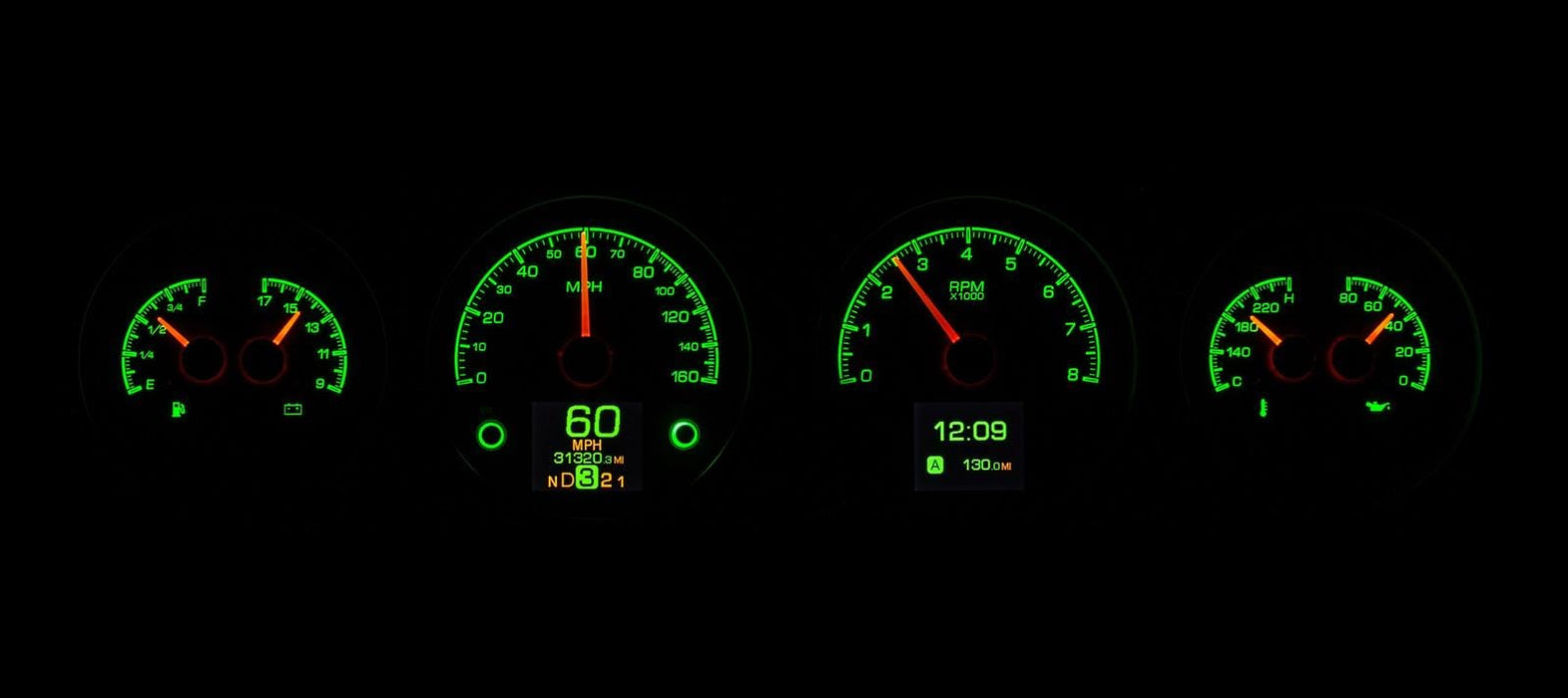 Dakota Digital Dakota Digital HDX Direct-Fit Analog Gauge Systems HDX-64P-GTO-K Autofit