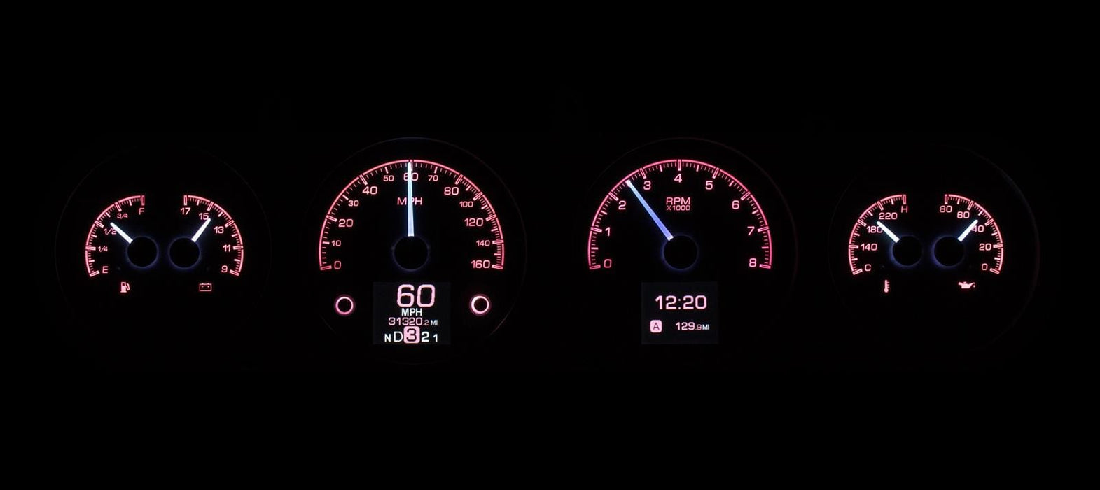 Dakota Digital Dakota Digital HDX Direct-Fit Analog Gauge Systems HDX-64P-GTO-K Autofit
