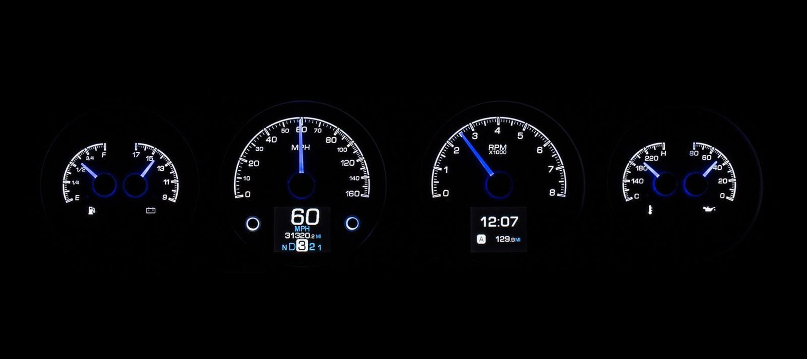 Dakota Digital Dakota Digital HDX Direct-Fit Analog Gauge Systems HDX-64P-GTO-K Autofit
