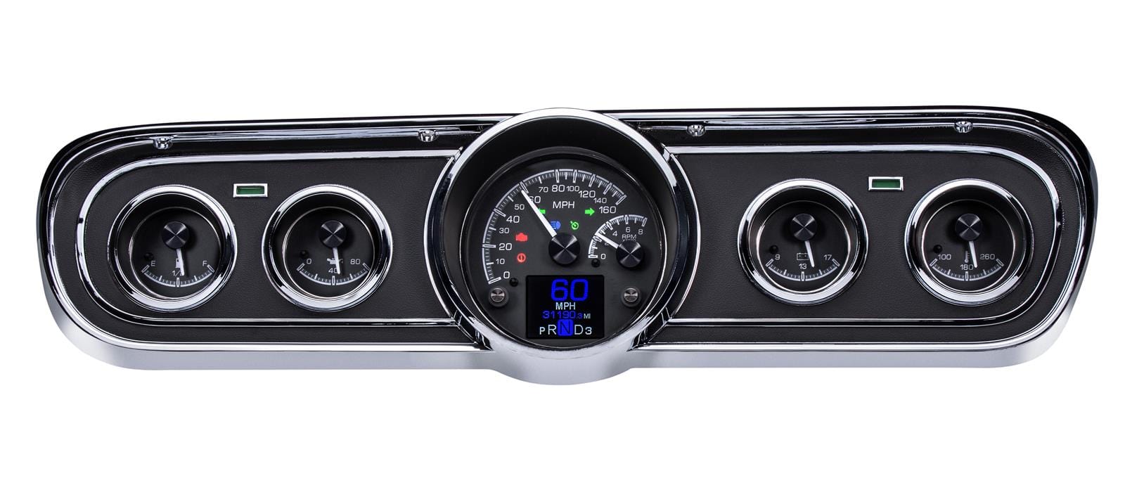 Dakota Digital Dakota Digital HDX Direct-Fit Analog Gauge Systems HDX-65F-MUS-K Autofit
