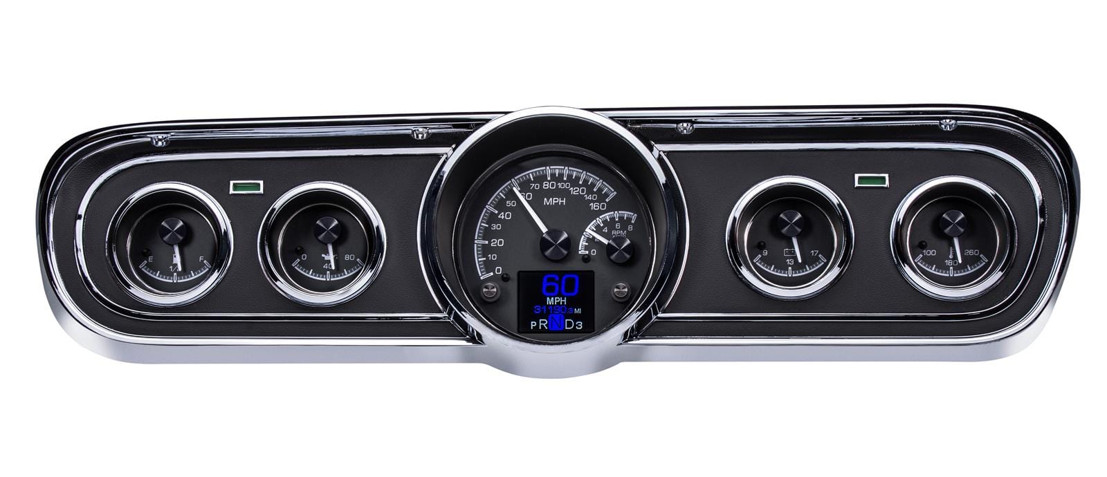 Dakota Digital Dakota Digital HDX Direct-Fit Analog Gauge Systems HDX-65F-MUS-K Autofit