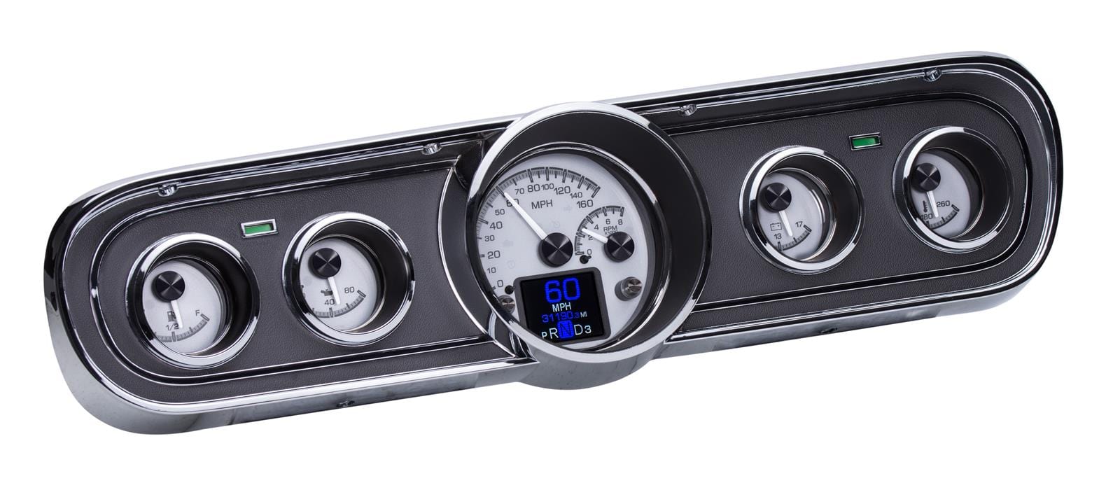Dakota Digital Dakota Digital HDX Direct-Fit Analog Gauge Systems HDX-65F-MUS-S Autofit