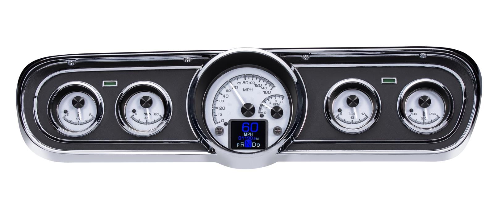 Dakota Digital Dakota Digital HDX Direct-Fit Analog Gauge Systems HDX-65F-MUS-S Autofit