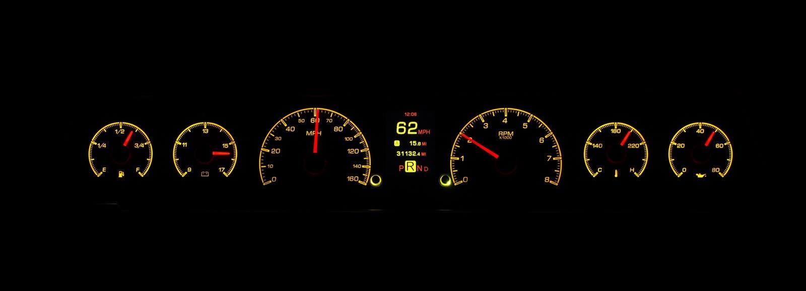 Dakota Digital Dakota Digital HDX Direct-Fit Analog Gauge Systems HDX-66C-CVL-K Autofit