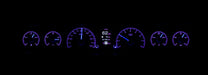 Dakota Digital Dakota Digital HDX Direct-Fit Analog Gauge Systems HDX-66C-CVL-K Autofit