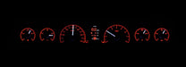 Dakota Digital Dakota Digital HDX Direct-Fit Analog Gauge Systems HDX-66C-CVL-S Autofit
