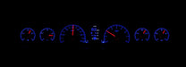 Dakota Digital Dakota Digital HDX Direct-Fit Analog Gauge Systems HDX-66C-CVL-S Autofit