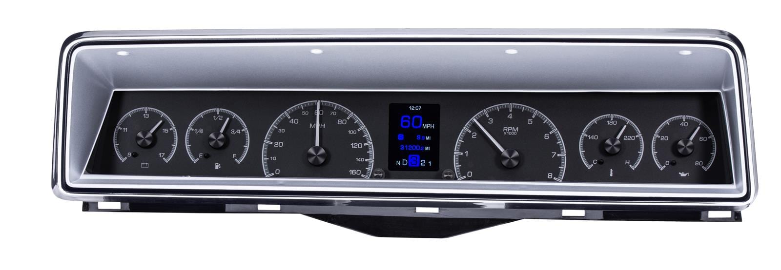 Dakota Digital Dakota Digital HDX Direct-Fit Analog Gauge Systems HDX-66C-NOV-K Autofit