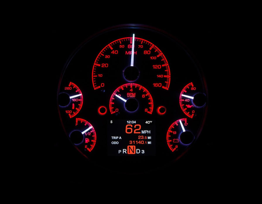 Dakota Digital Dakota Digital HDX Direct-Fit Analog Gauge Systems HDX-66F-BRO-S Autofit