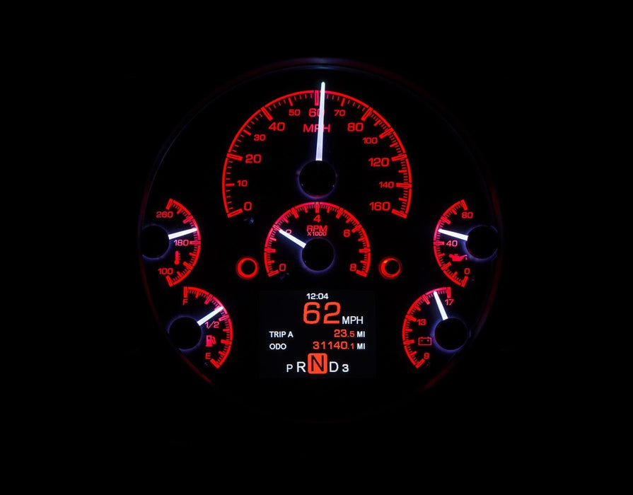 Dakota Digital Dakota Digital HDX Direct-Fit Analog Gauge Systems HDX-66F-BRO-S Autofit