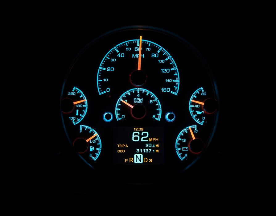 Dakota Digital Dakota Digital HDX Direct-Fit Analog Gauge Systems HDX-66F-BRO-S Autofit