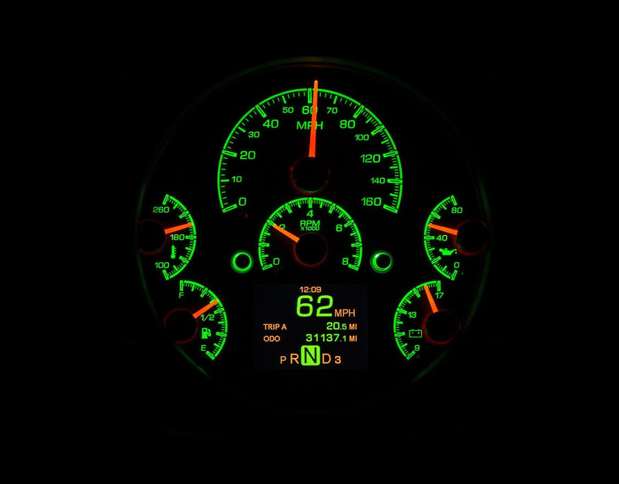 Dakota Digital Dakota Digital HDX Direct-Fit Analog Gauge Systems HDX-66F-BRO-S Autofit