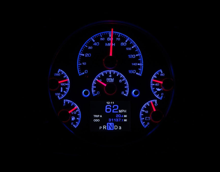 Dakota Digital Dakota Digital HDX Direct-Fit Analog Gauge Systems HDX-66F-BRO-S Autofit