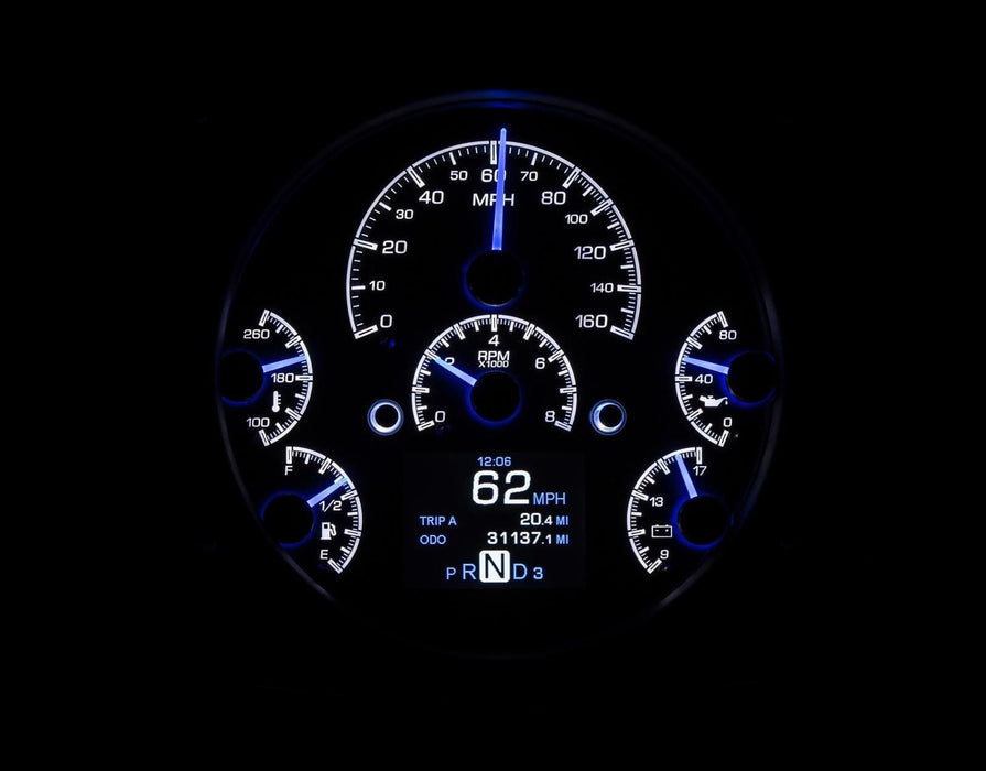Dakota Digital Dakota Digital HDX Direct-Fit Analog Gauge Systems HDX-66F-BRO-S Autofit