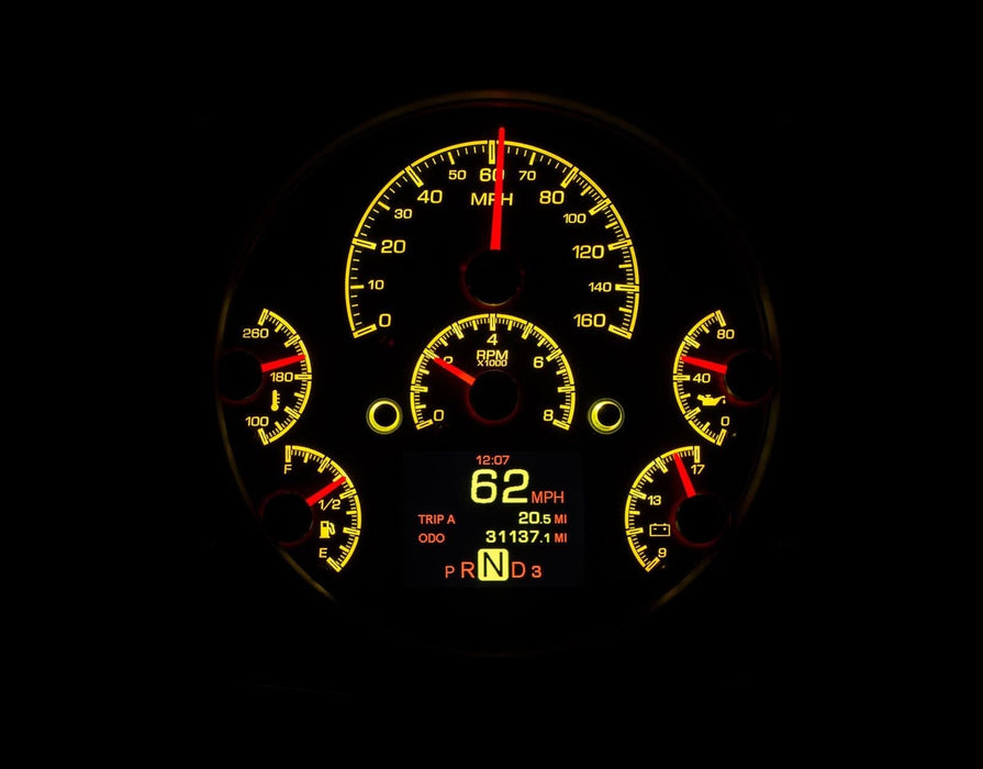 Dakota Digital Dakota Digital HDX Direct-Fit Analog Gauge Systems HDX-66F-BRO-S Autofit