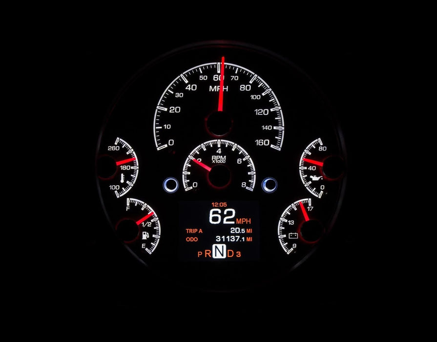 Dakota Digital Dakota Digital HDX Direct-Fit Analog Gauge Systems HDX-66F-BRO-S Autofit