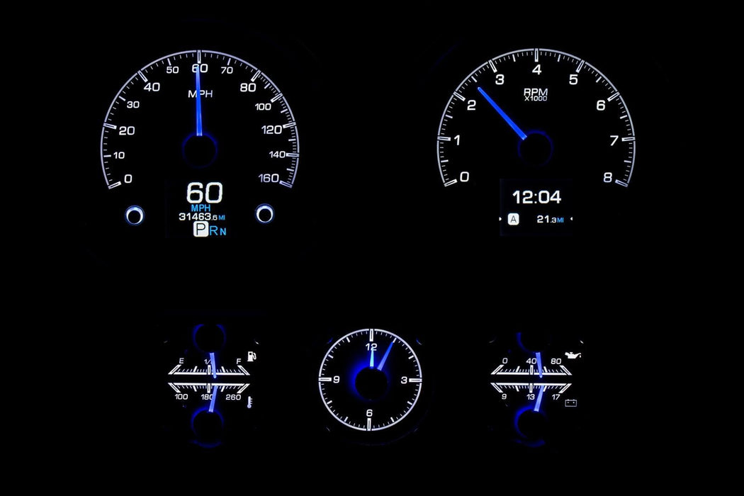 Dakota Digital Dakota Digital HDX Direct-Fit Analog Gauge Systems HDX-67C-CAC-K Autofit