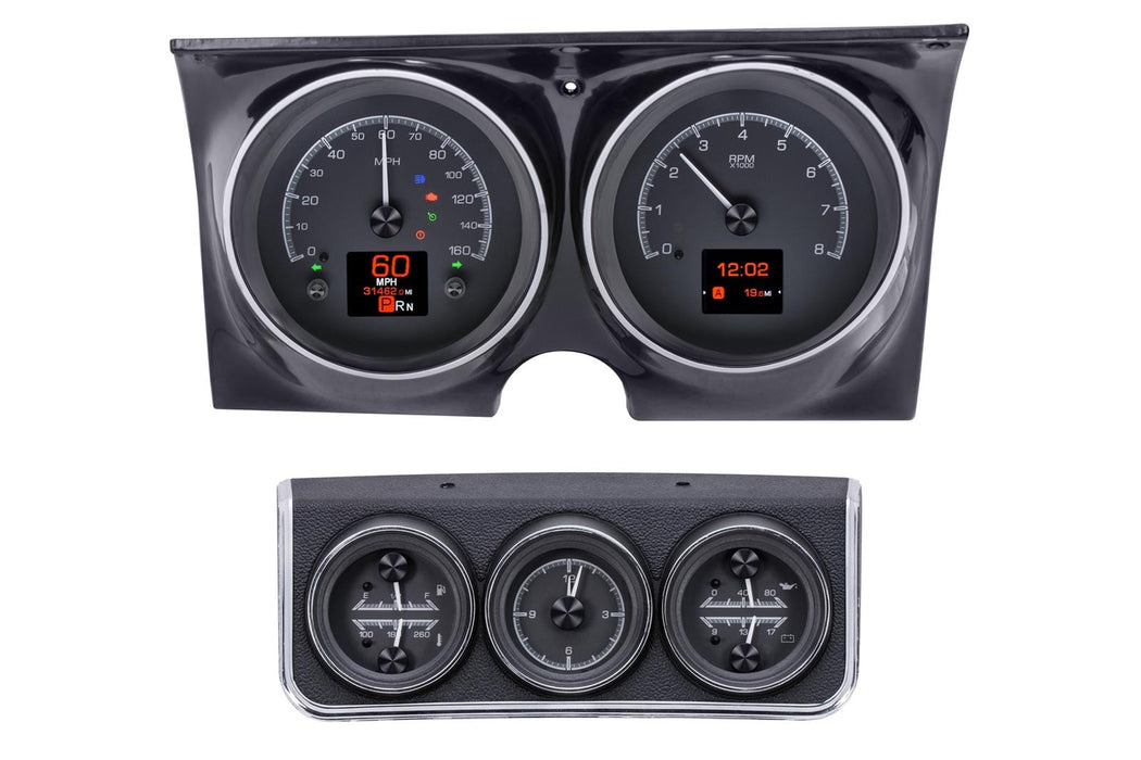 Dakota Digital Dakota Digital HDX Direct-Fit Analog Gauge Systems HDX-67C-CAC-K Autofit