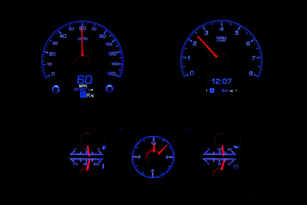 Dakota Digital Dakota Digital HDX Direct-Fit Analog Gauge Systems HDX-67C-CAC-K Autofit