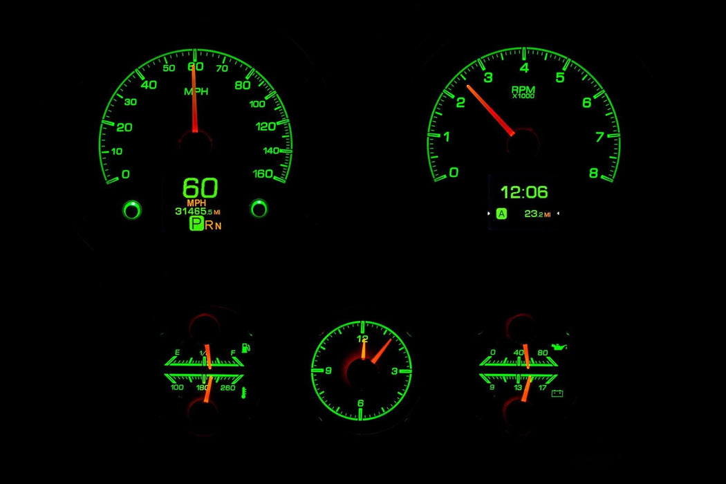 Dakota Digital Dakota Digital HDX Direct-Fit Analog Gauge Systems HDX-67C-CAC-K Autofit